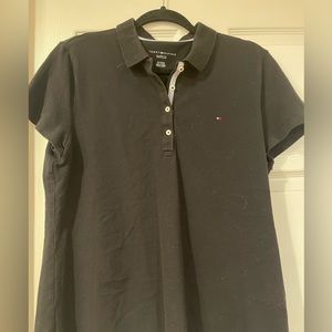 Tommy Hilfiger Classic Fit XL polo in Black